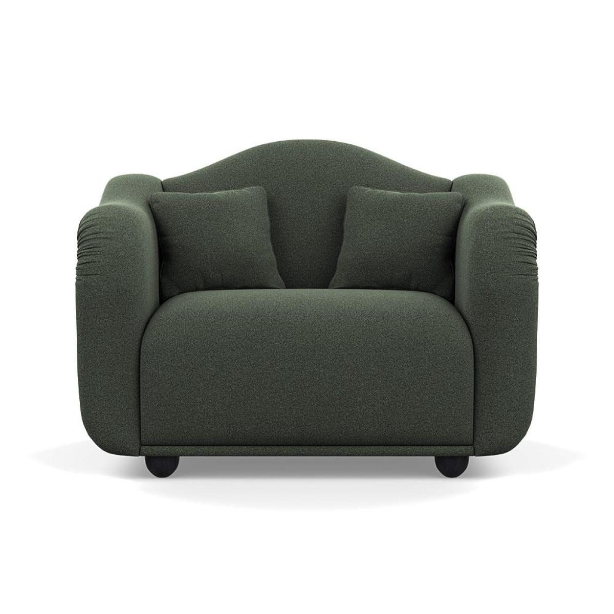 Heal's Tetbury Loveseat Boucle Fern Black Beech Feet – image 2