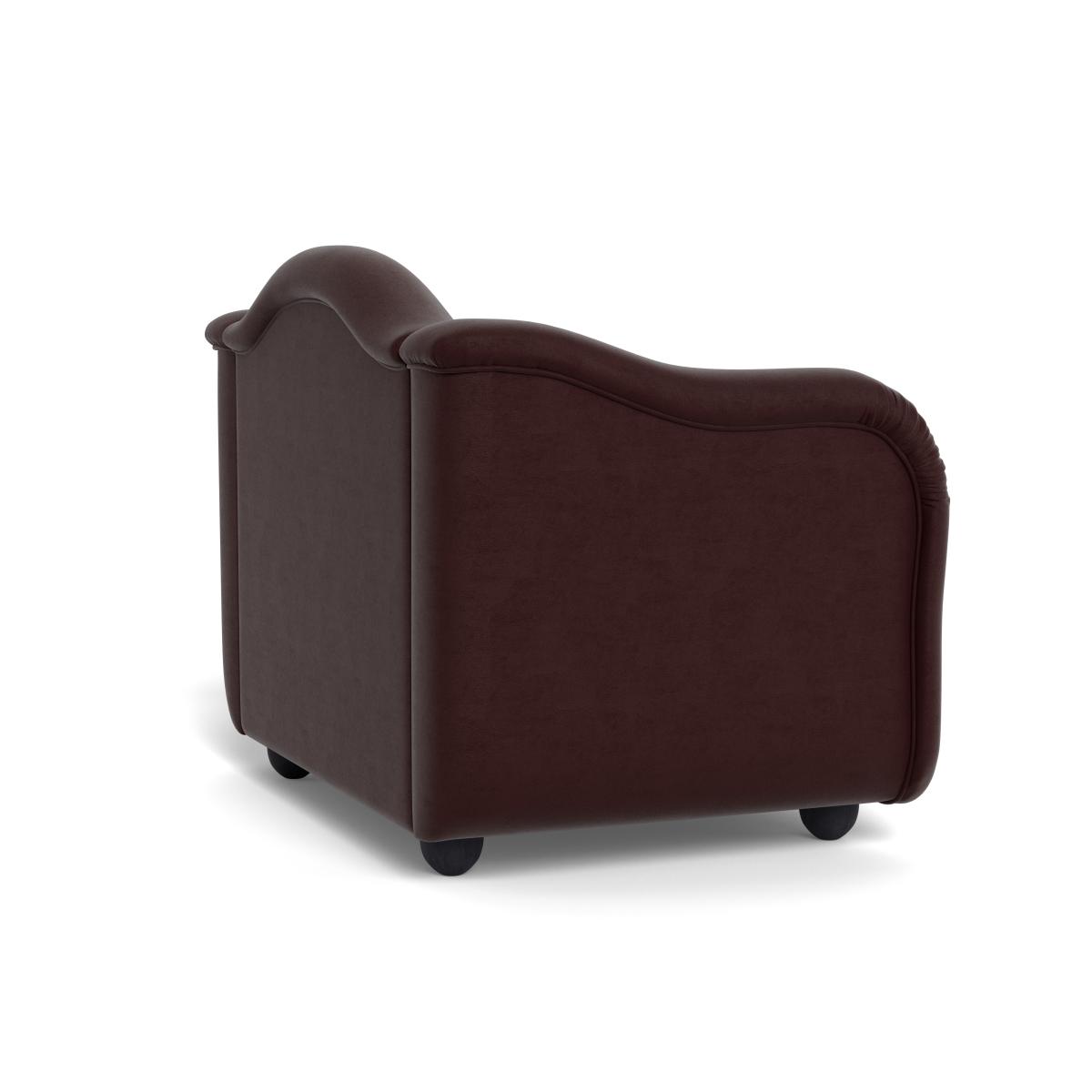 Heal's Tetbury Loveseat Smart Luxe Velvet Acorn Walnut Stained Beech Feet – image 5