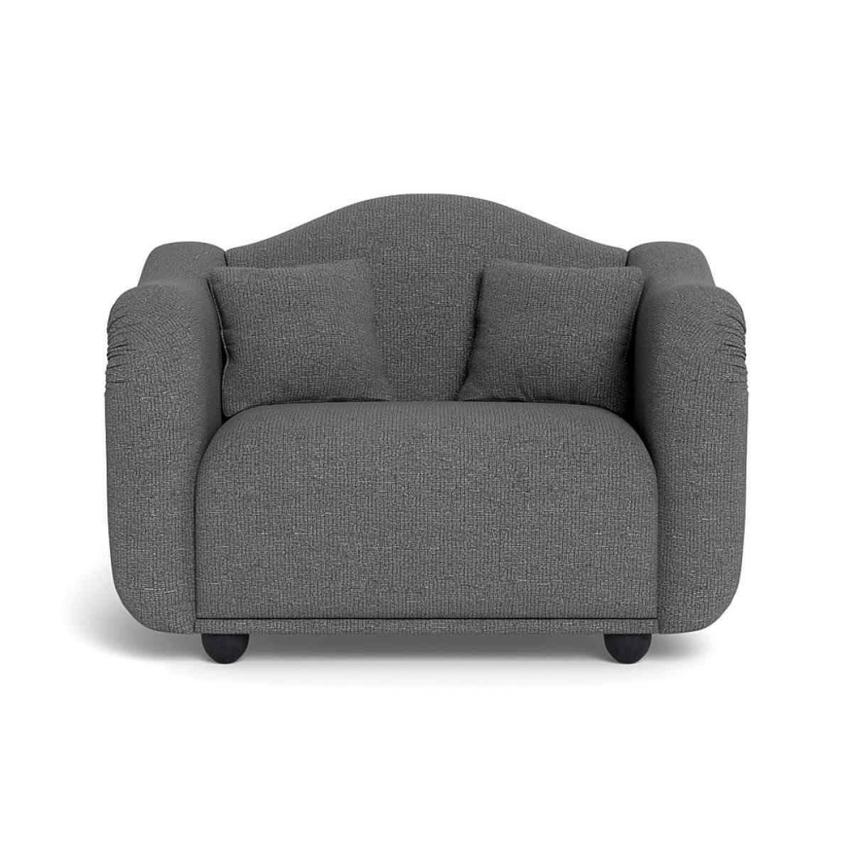 Heal's Tetbury Loveseat Tejo Recycled Noir Black Beech Feet – image 2