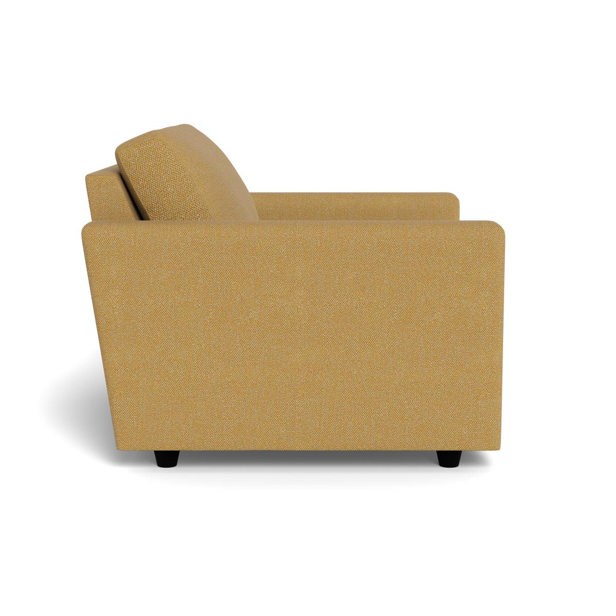 Heal's Nimbus II Loveseat Boucle Tweed Citrine Black Feet – image 3