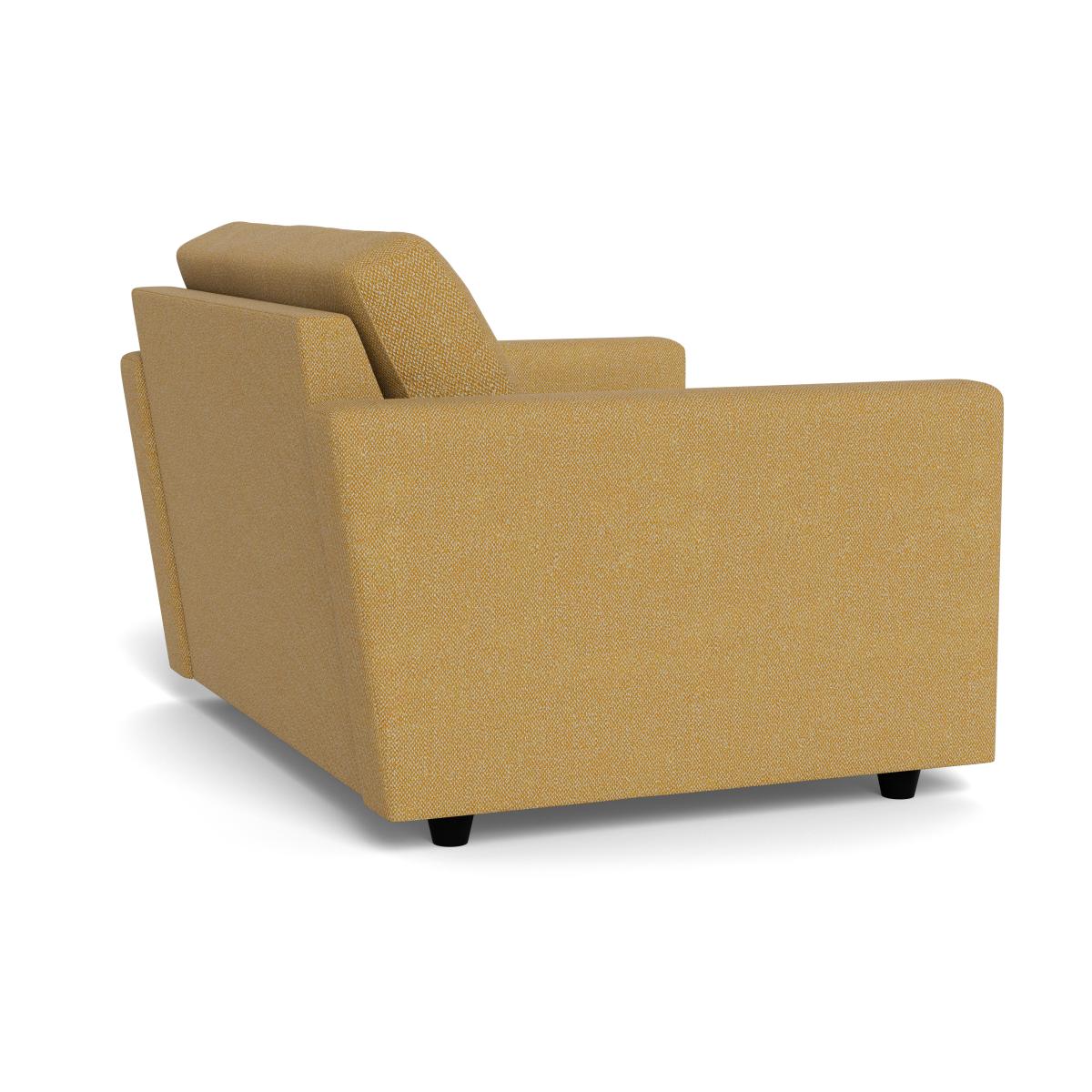Heal's Nimbus II Loveseat Boucle Tweed Citrine Black Feet – image 4