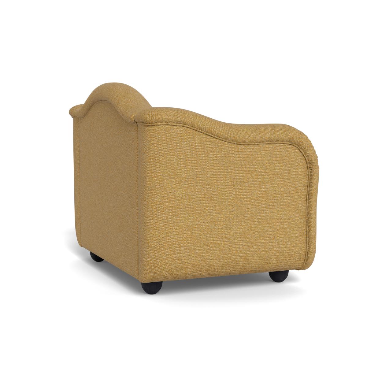 Heal's Tetbury Loveseat Boucle Tweed Citrine Black Beech Feet – image 4