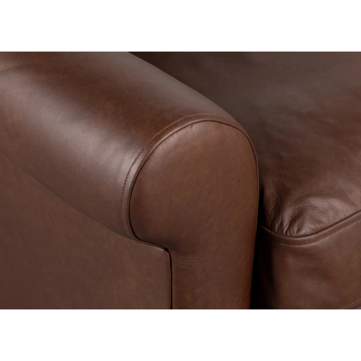 Heal's Devon Loveseat Loop Twill Midnight Walnut Stained Feet – image 3