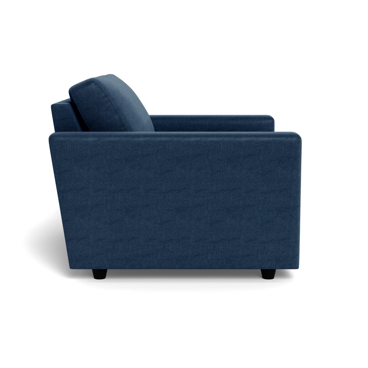 Heal's Nimbus Loveseat Capelo Linen-Cotton Inkspot Black Feet – image 3