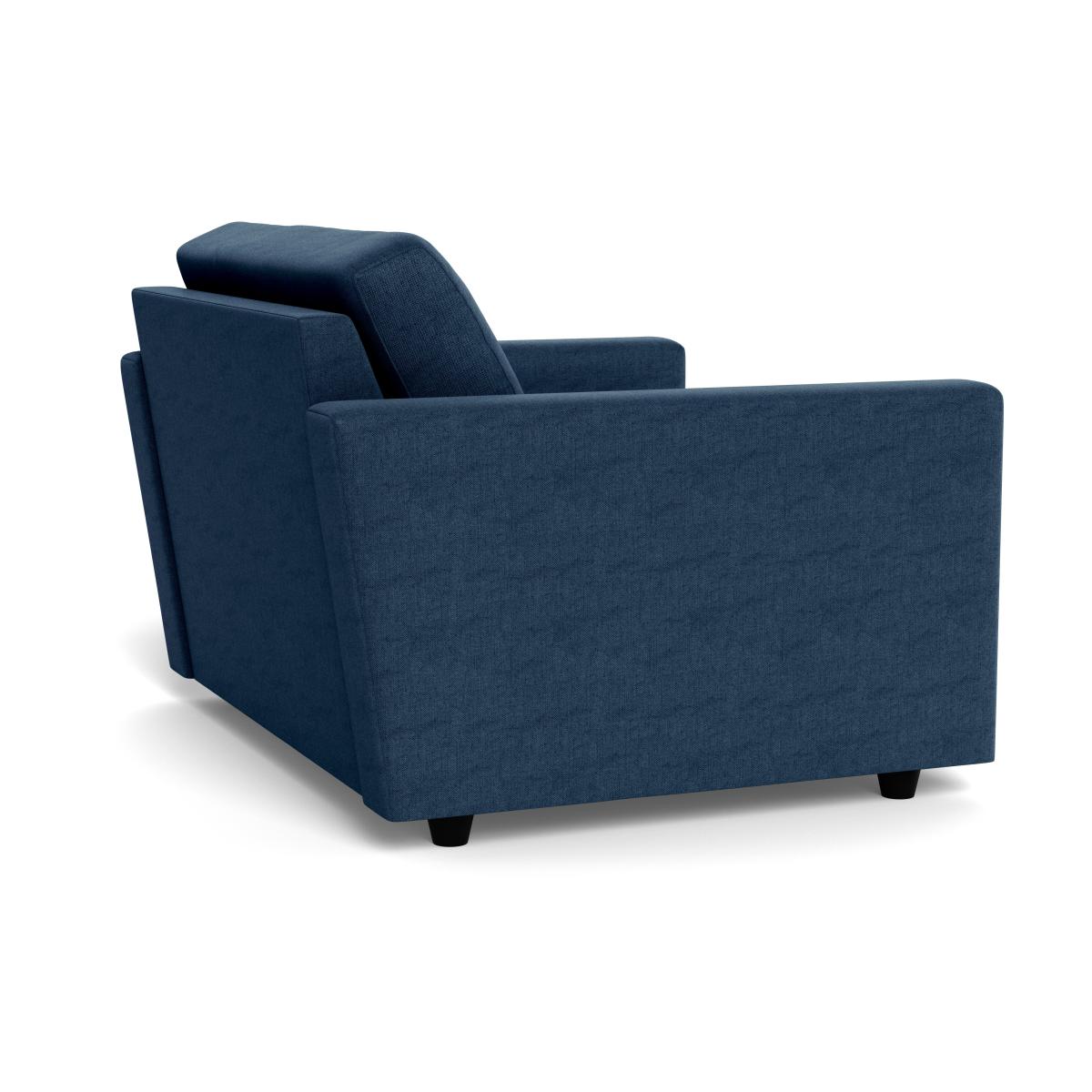 Heal's Nimbus Loveseat Capelo Linen-Cotton Inkspot Black Feet – image 4