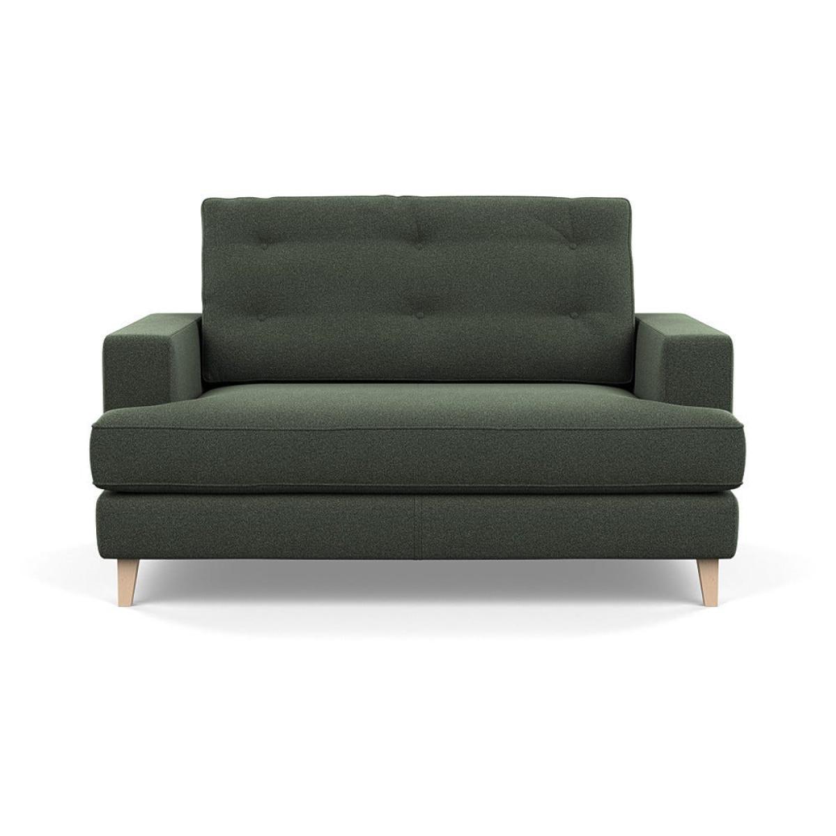 Heal's Mistral Loveseat Textured Boucle Fern Natural Feet – image 2