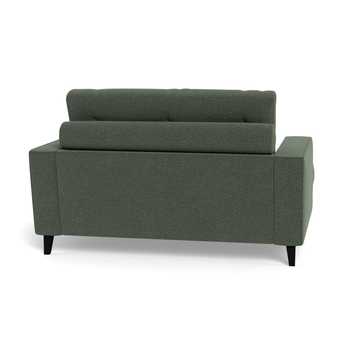 Heal's Mistral Loveseat Textured Boucle Fern Natural Feet – image 6