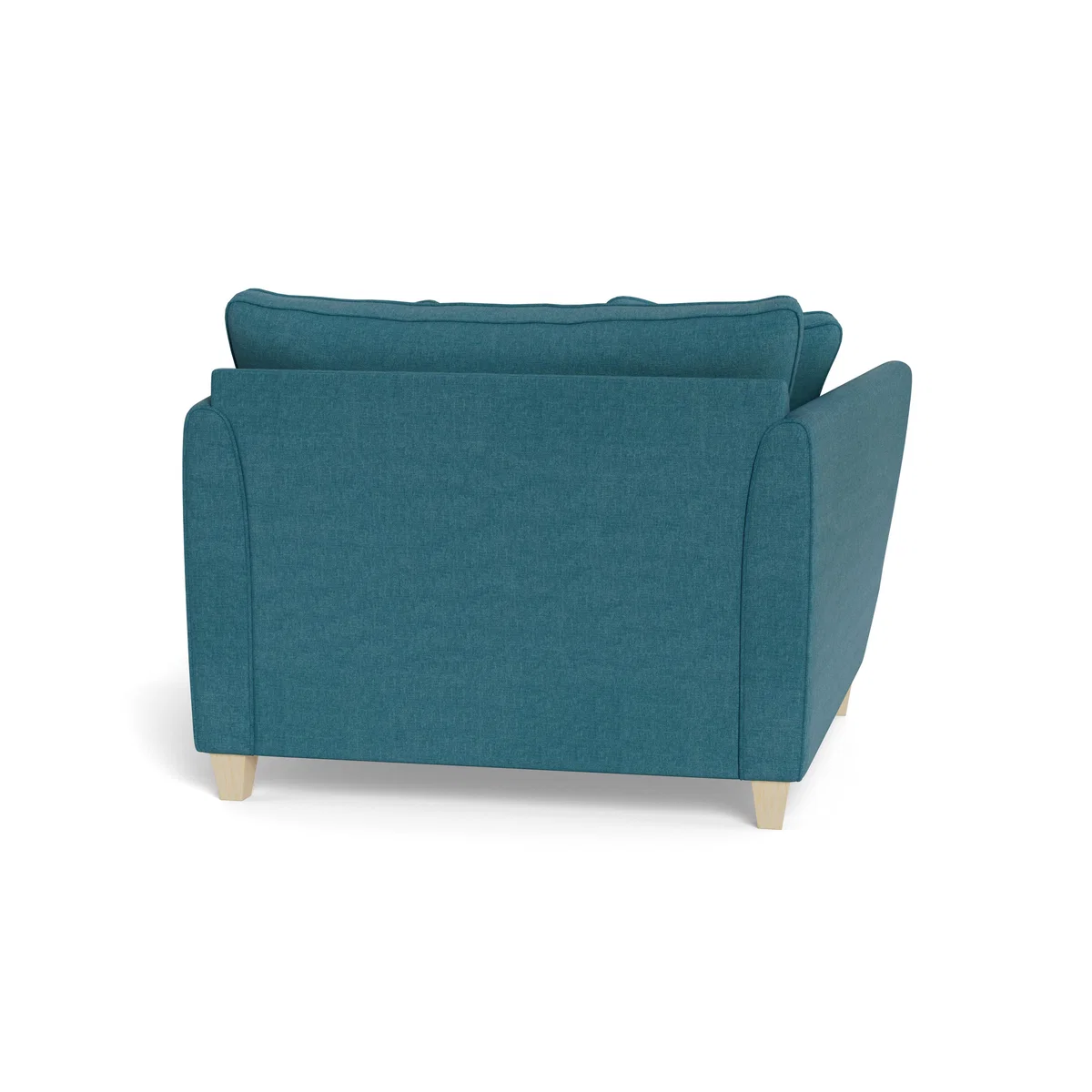 Heal's Torino Loveseat Brushed Cotton Cadet Black Feet - Heal's UK Furniture – image 5
