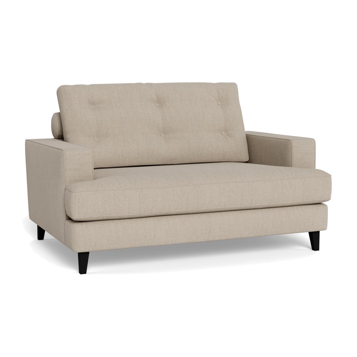 Heal's Mistral Loveseat Broad Weave Putty Natural Feet - Heal's UK Furniture – image 1