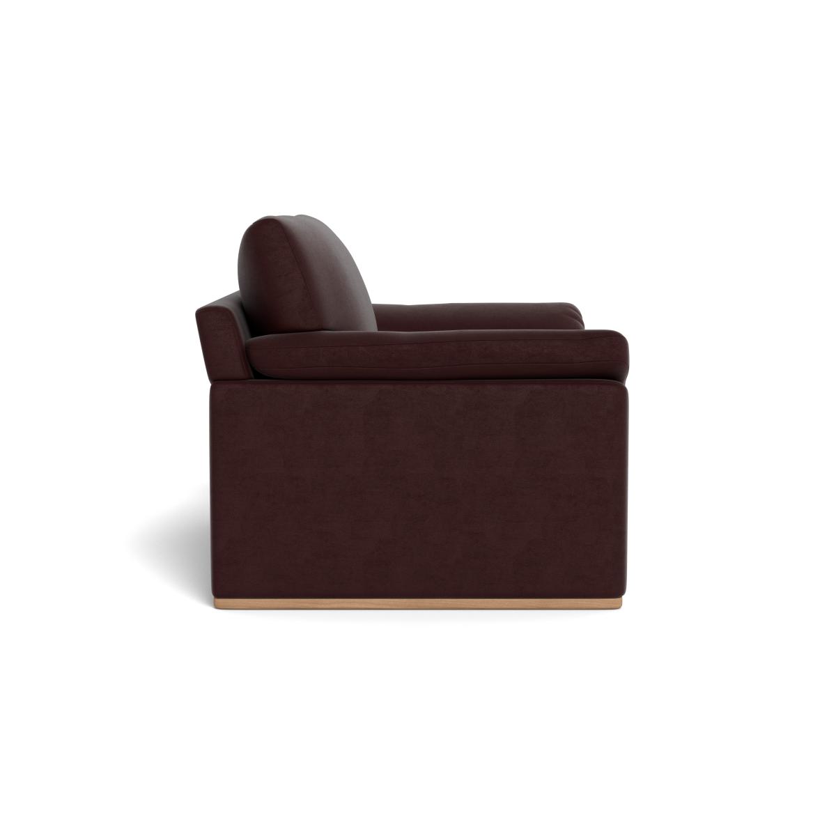 Heal's Paris II Loveseat Smart Luxe Velvet Acorn Natural Feet – image 4