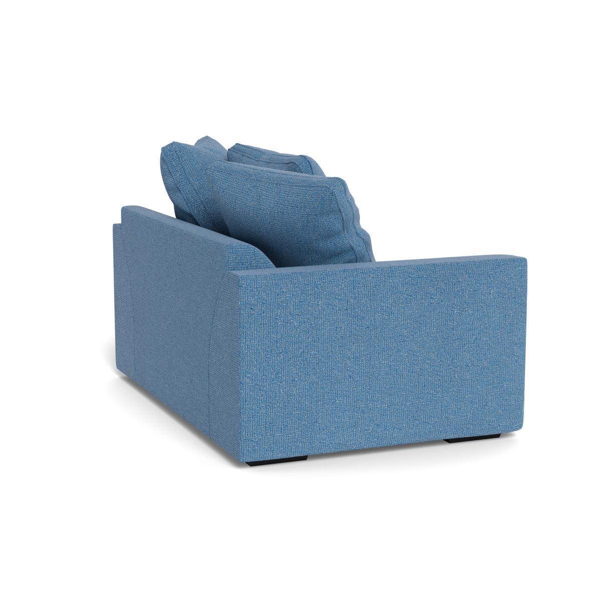 Heal's Cumulus Loveseat Tejo Recycled Cobalt Black Feet - Heal's UK Furniture – image 4