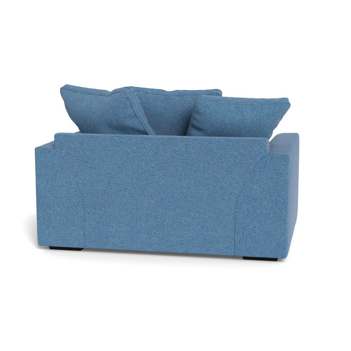 Heal's Cumulus Loveseat Tejo Recycled Cobalt Black Feet - Heal's UK Furniture – image 5