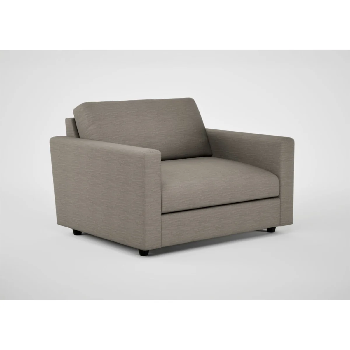 Heal's Nimbus II Loveseat Loop Twill Midnight Black Feet – image 4