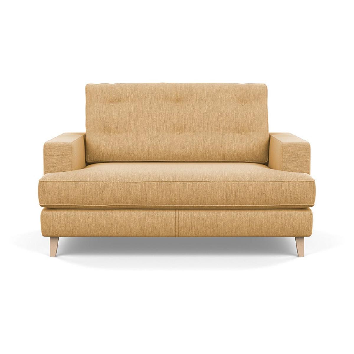 Heal's Mistral Loveseat Smart Linen Mix Sand Natural Feet – image 2