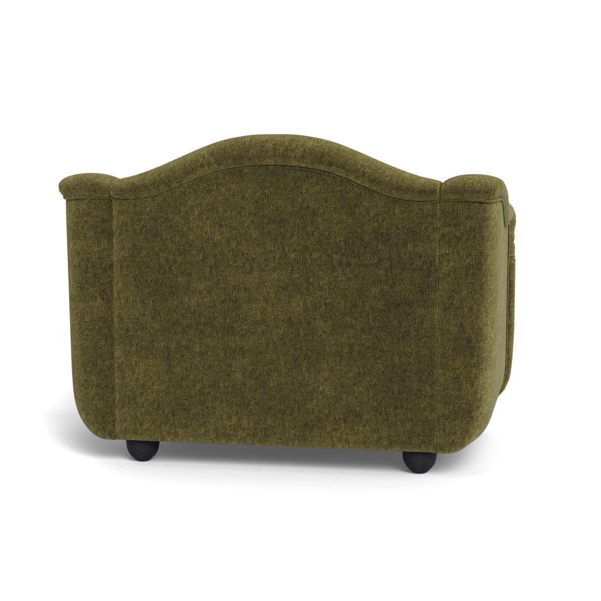 Heal's Tetbury Loveseat Boucle Velvet Wilder Black Beech Feet – image 5