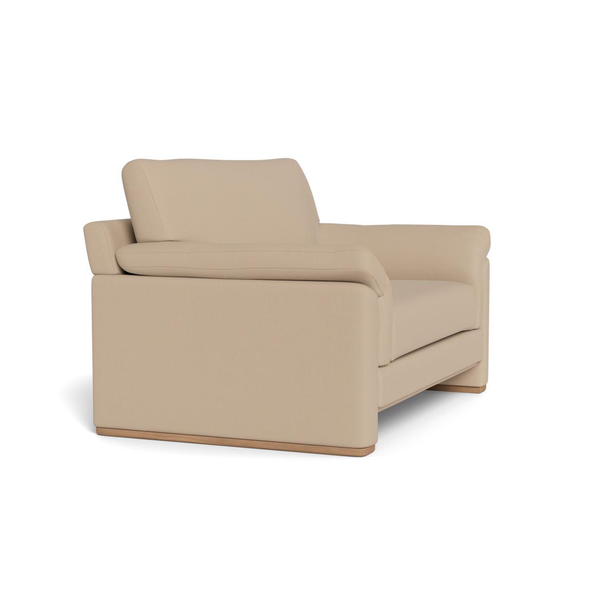Heal's Paris II Loveseat Capelo Linen-Cotton Bamboo Walnut Stained Feet – image 2