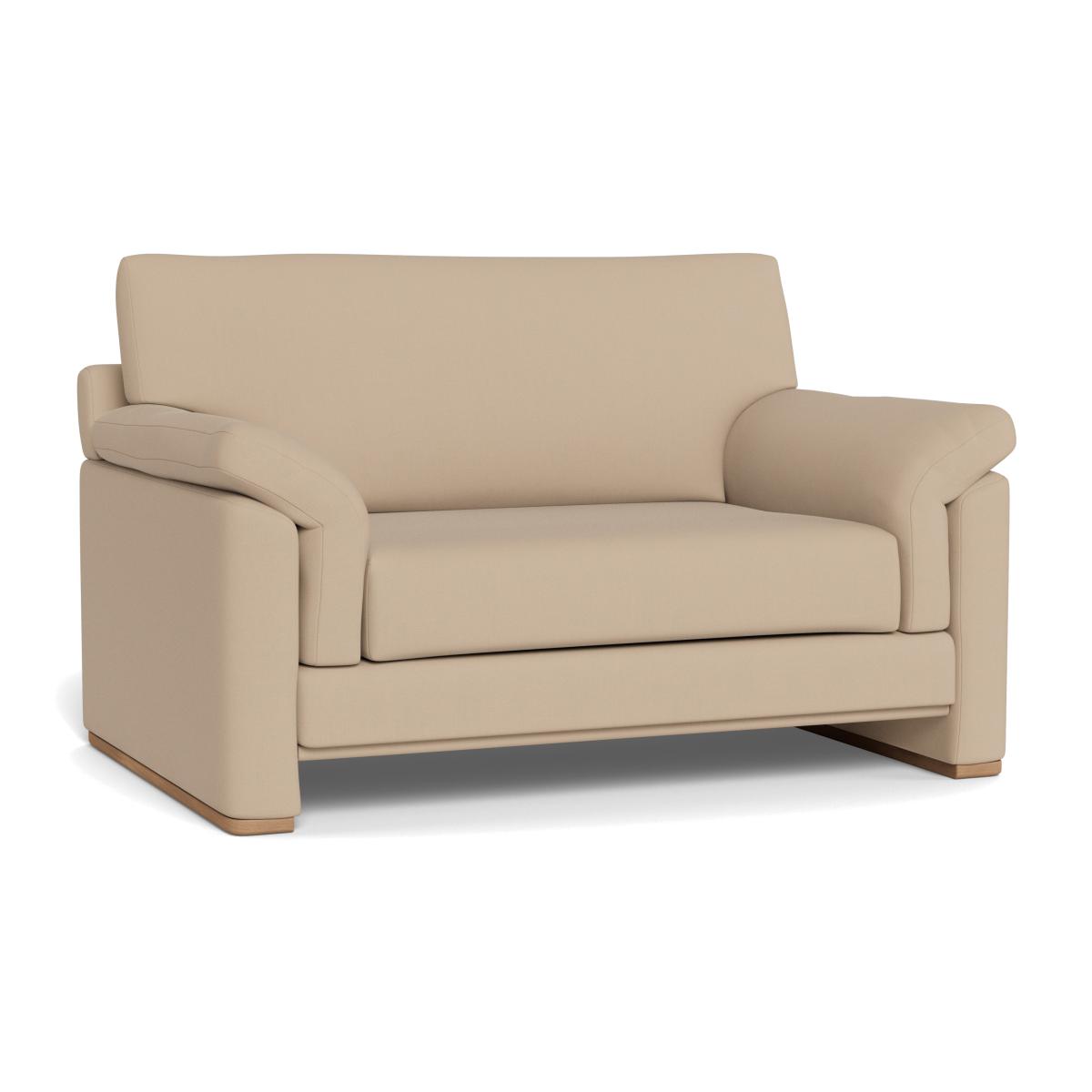 Heal's Paris II Loveseat Capelo Linen-Cotton Bamboo Natural Feet – image 1