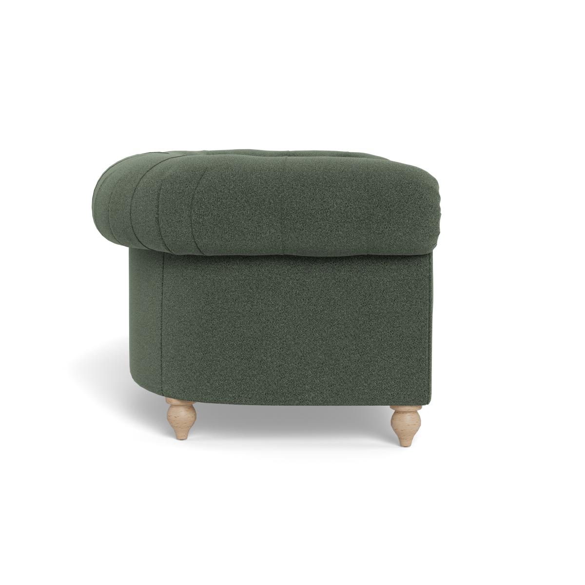 Heal's Fitzrovia Loveseat Boucle Fern Natural Feet – image 3