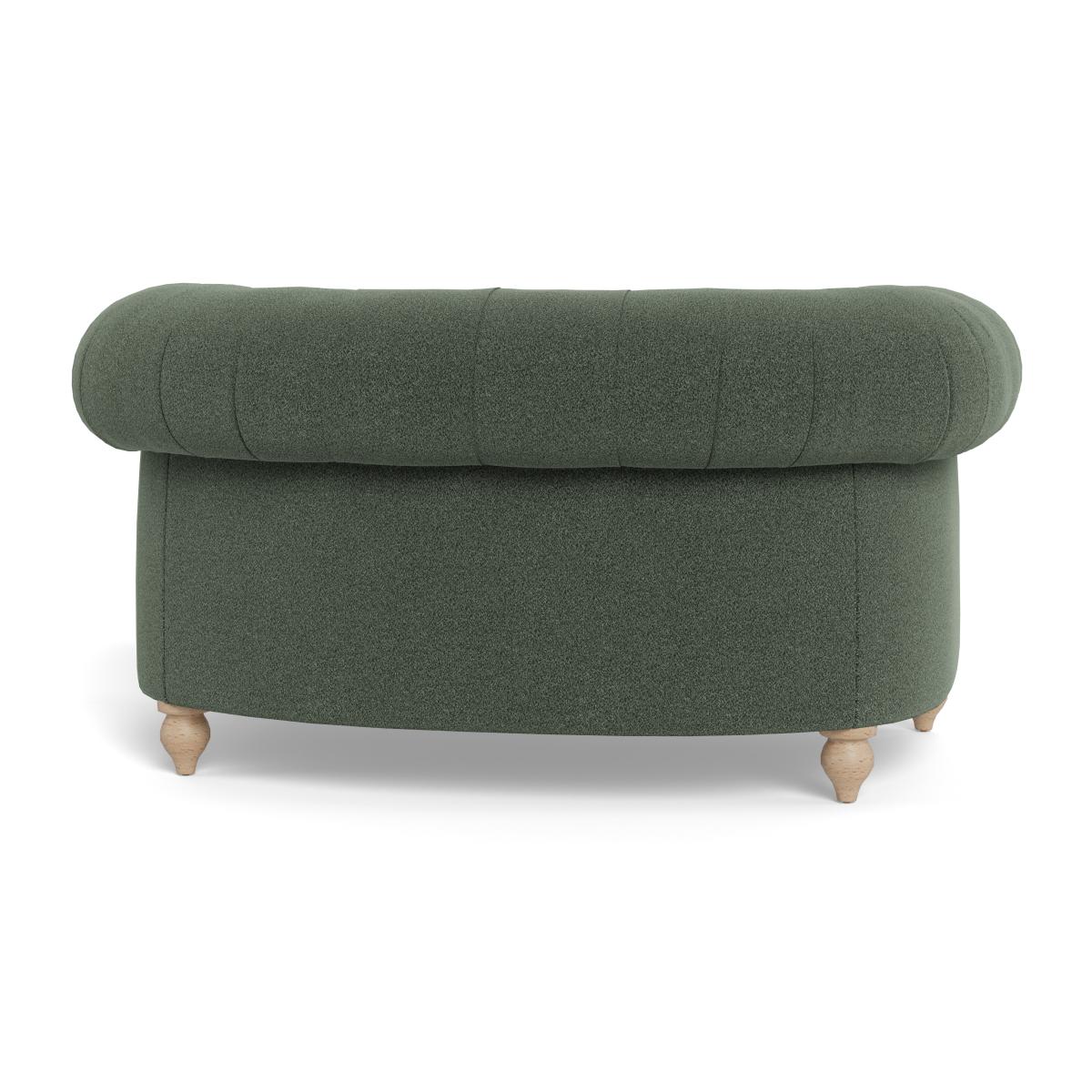 Heal's Fitzrovia Loveseat Boucle Fern Natural Feet – image 5