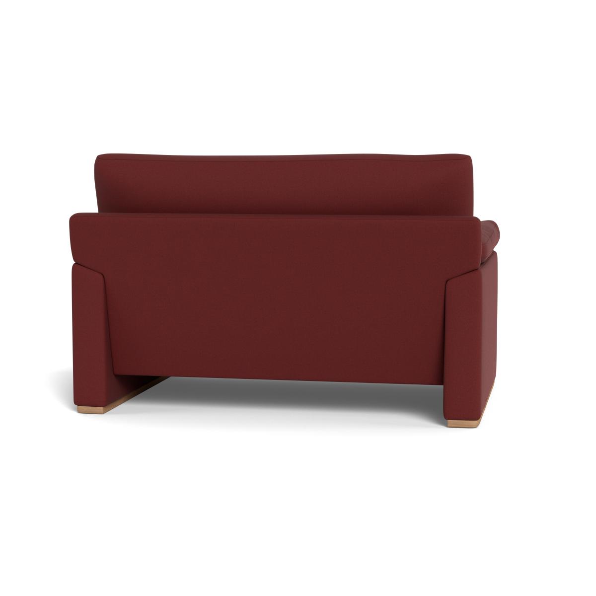 Heal's Paris II Loveseat Capelo Linen-Cotton Etruscan Red Natural Feet – image 6