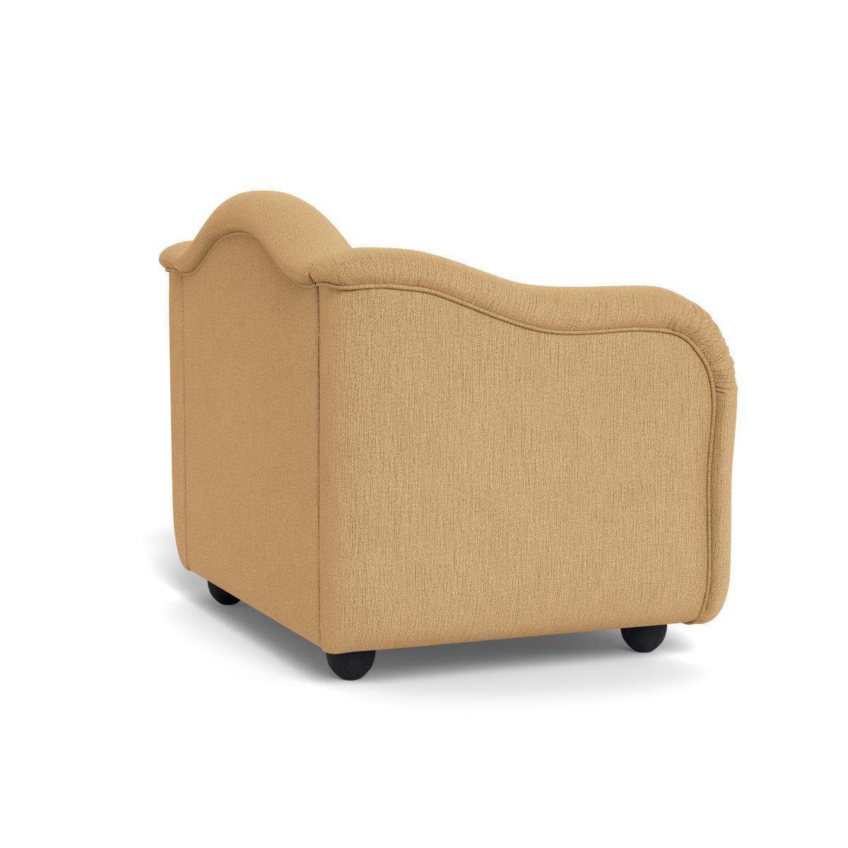 Heal's Tetbury Loveseat Smart Linen Mix Sand Walnut Stained Beech Feet – image 5