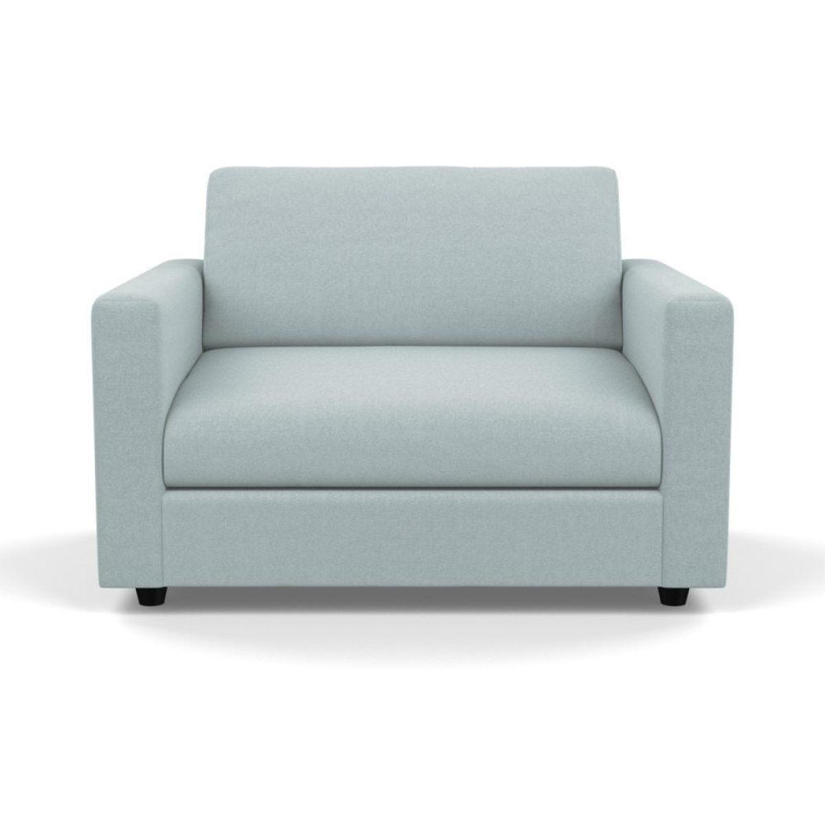 Heal's Nimbus II Loveseat Smart Linen Mix Duck Egg Black Feet - Heal's UK Furniture – image 12