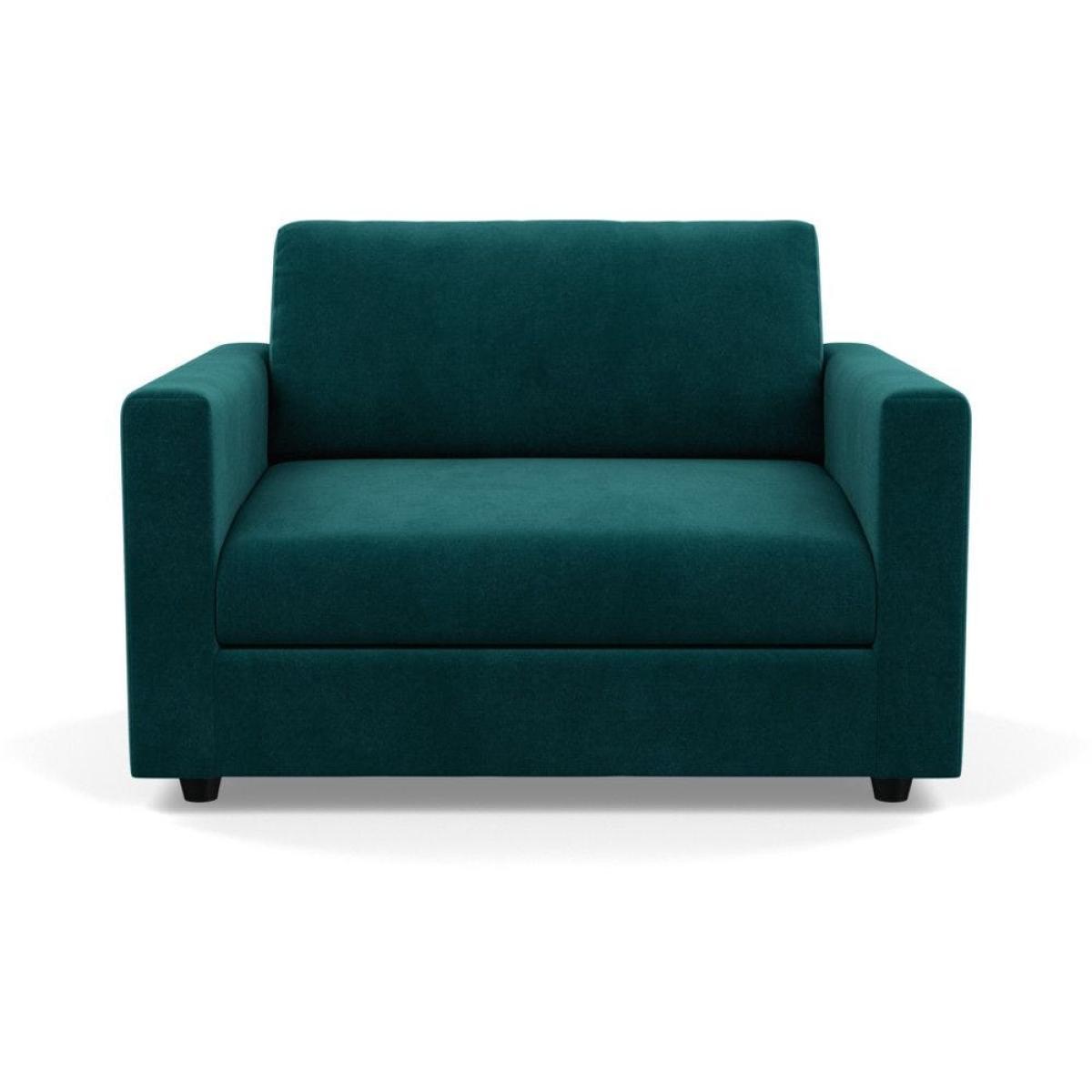 Heal's Nimbus II Loveseat Smart Linen Mix Duck Egg Black Feet - Heal's UK Furniture – image 24