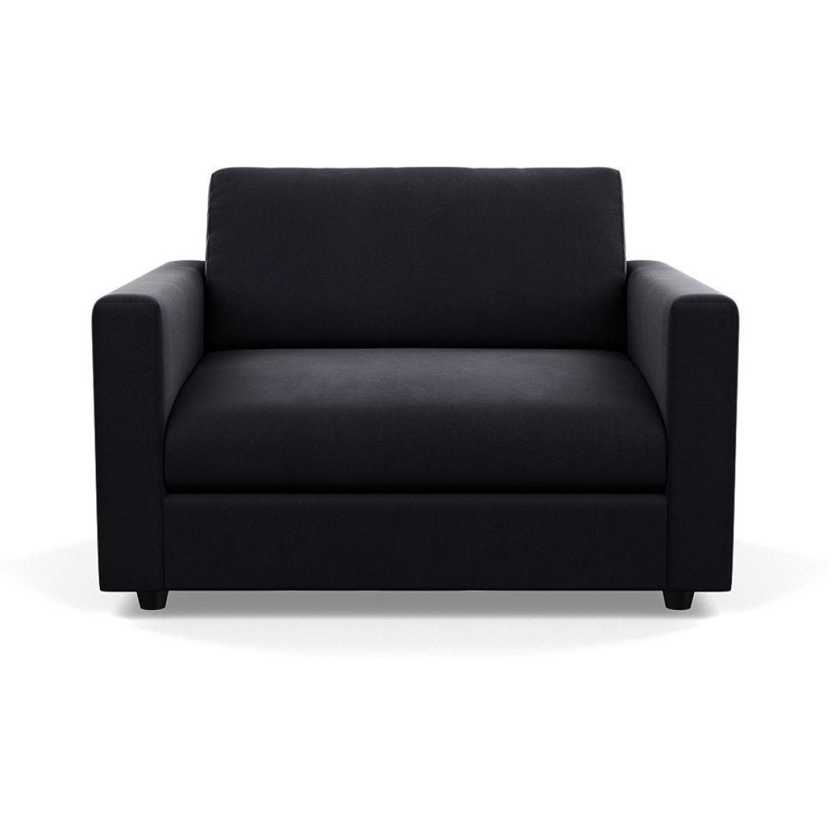 Heal's Nimbus II Loveseat Smart Linen Mix Duck Egg Black Feet - Heal's UK Furniture – image 5