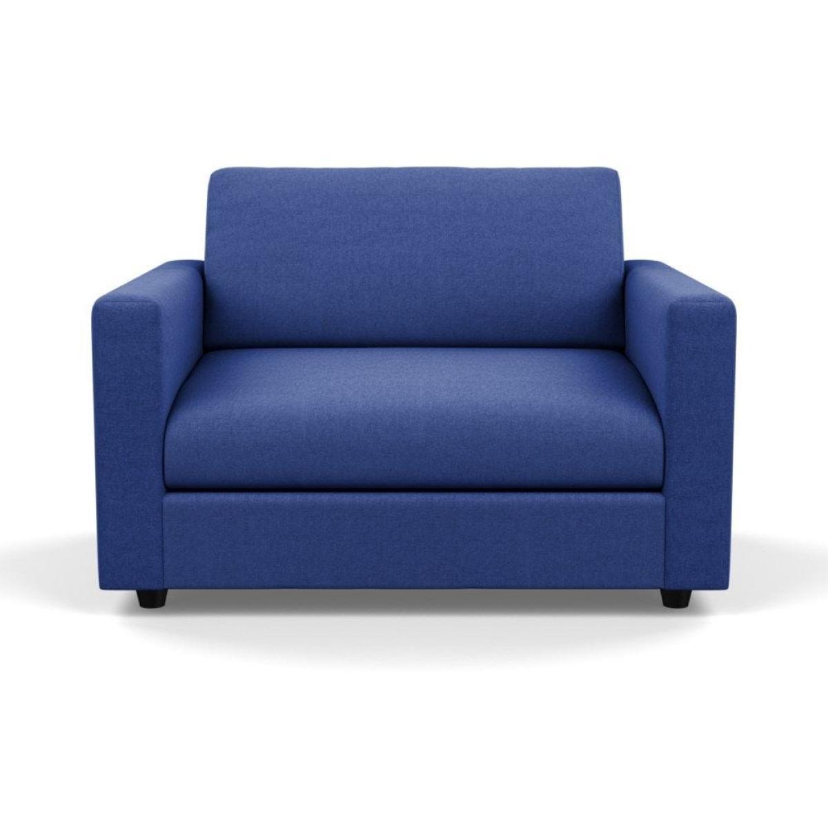 Heal's Nimbus II Loveseat Smart Linen Mix Duck Egg Black Feet - Heal's UK Furniture – image 6