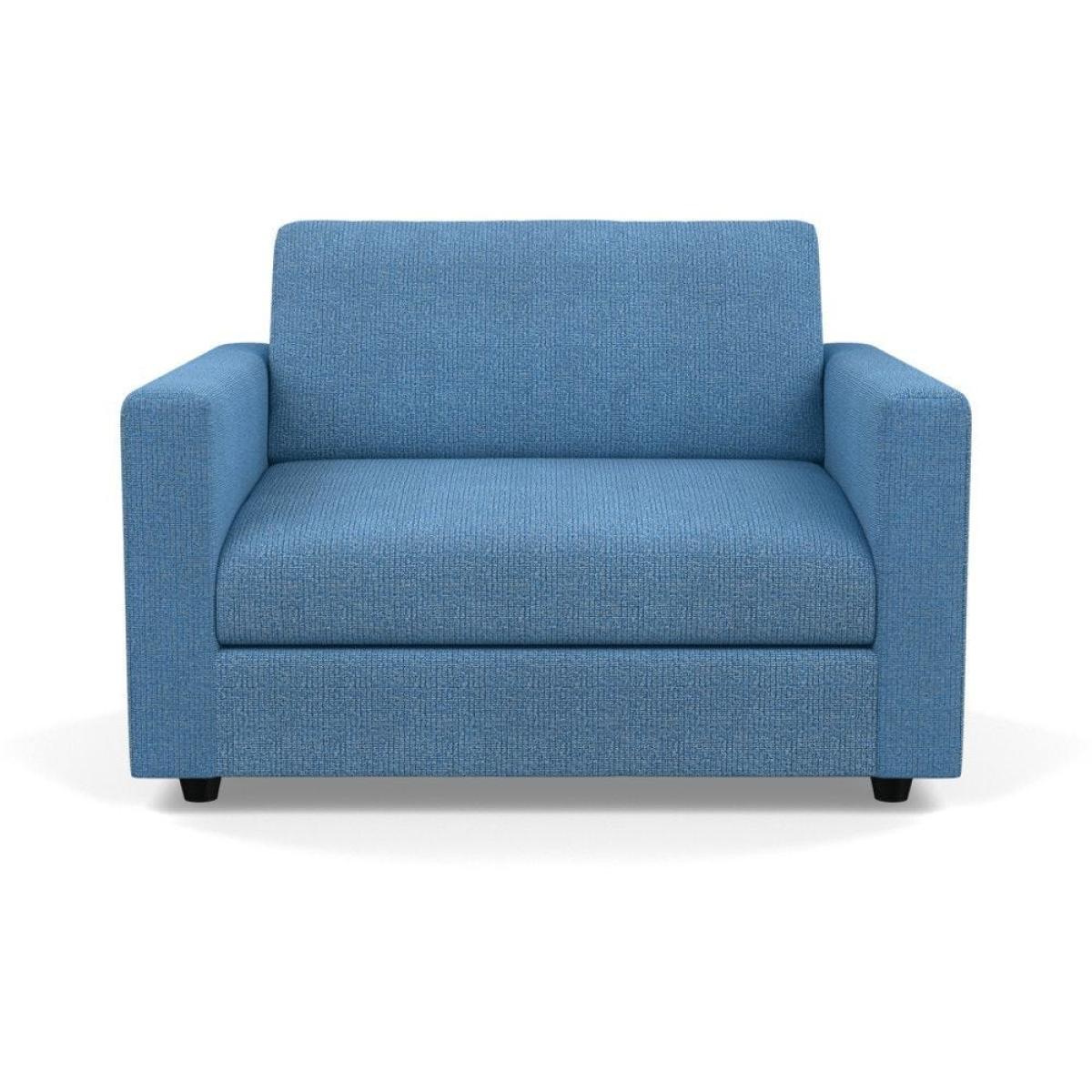 Heal's Nimbus II Loveseat Smart Linen Mix Duck Egg Black Feet - Heal's UK Furniture – image 7