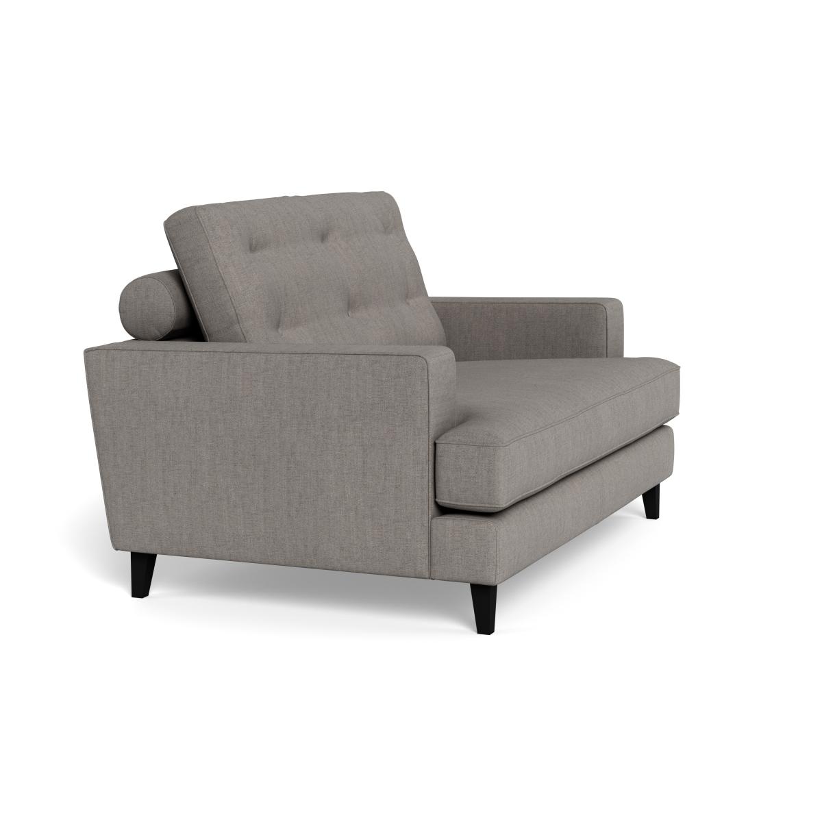 Heal's Mistral Loveseat Broad Weave Pebble Natural Feet – image 3