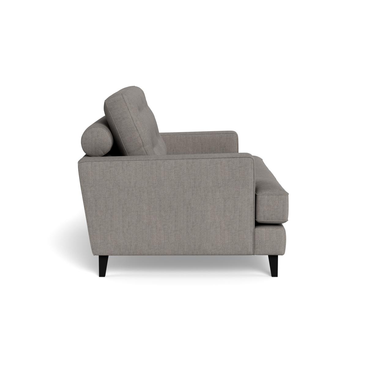 Heal's Mistral Loveseat Broad Weave Pebble Natural Feet – image 4