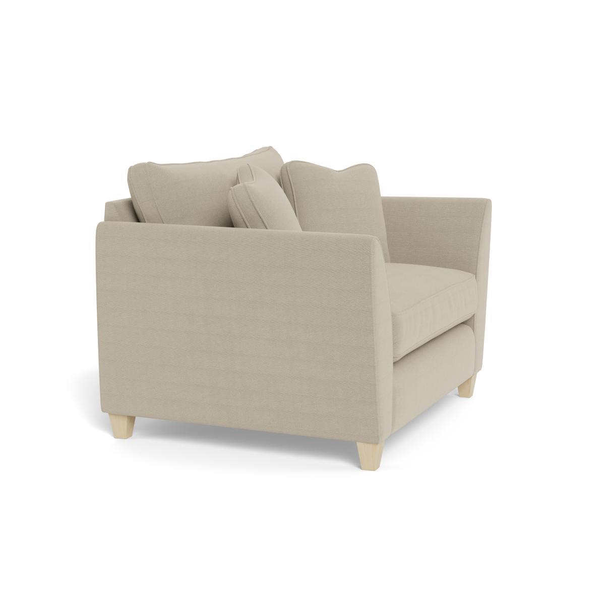 Heal's Torino Loveseat Linen Hessian Black Feet - Heal's UK Furniture – image 2
