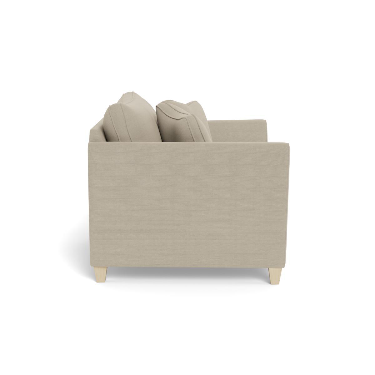 Heal's Torino Loveseat Linen Hessian Black Feet - Heal's UK Furniture – image 3