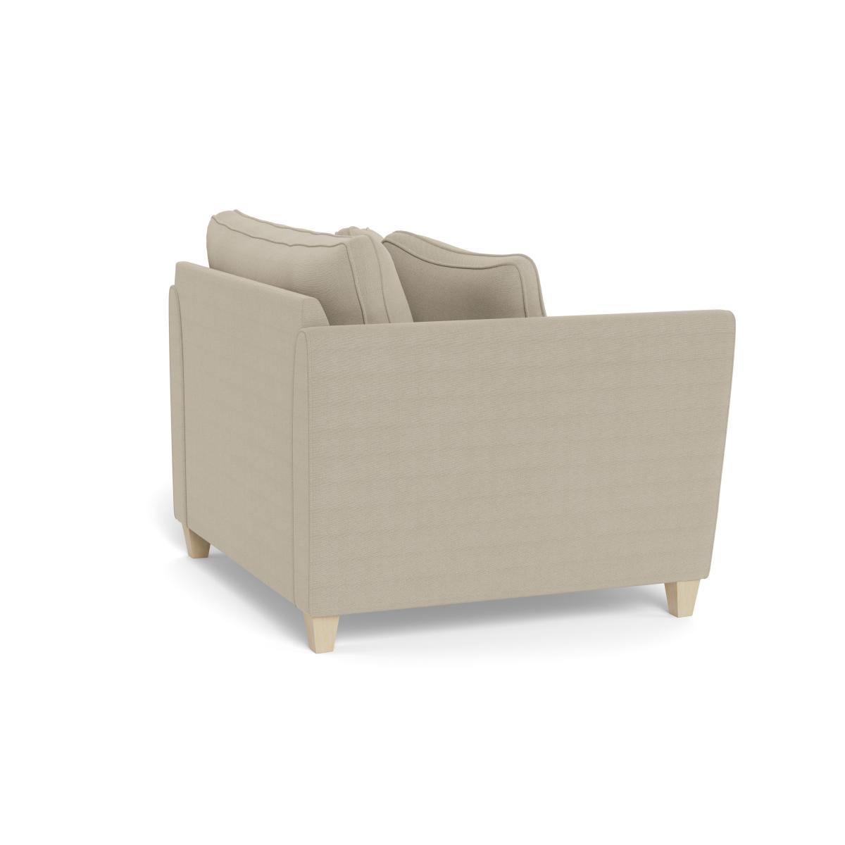 Heal's Torino Loveseat Linen Hessian Black Feet - Heal's UK Furniture – image 4