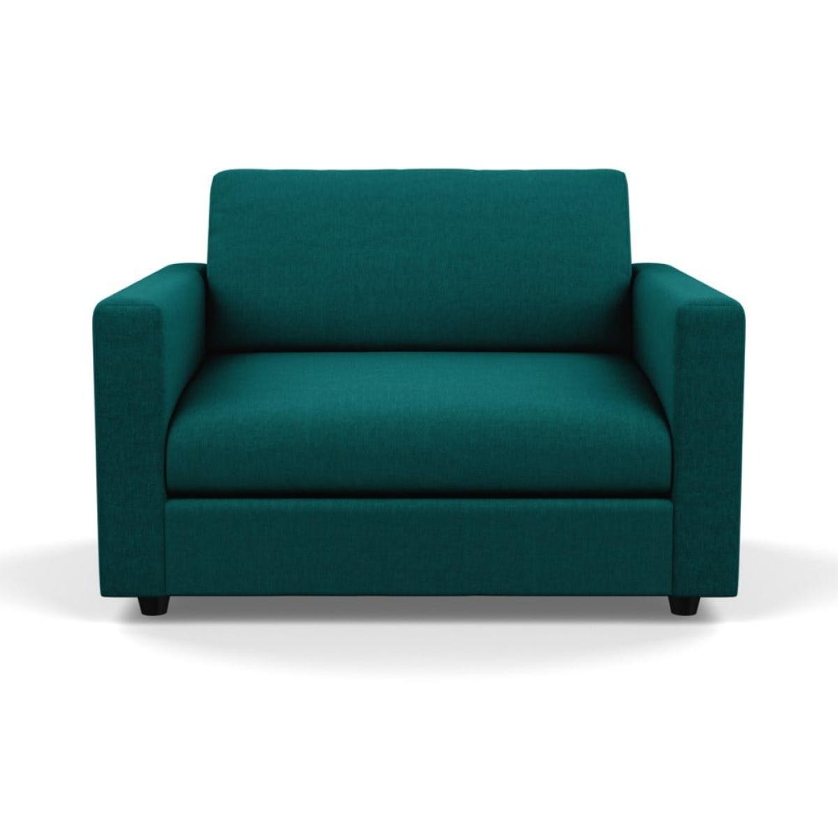 Heal's Nimbus II Loveseat Brushed Cotton Pine Black Feet – image 2