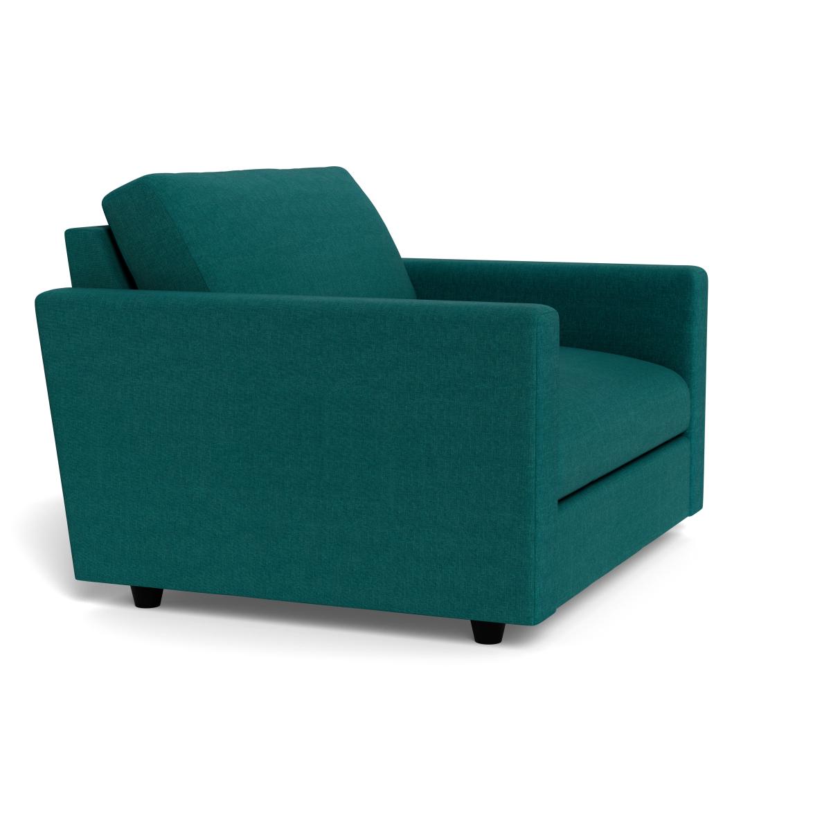 Heal's Nimbus II Loveseat Brushed Cotton Pine Black Feet – image 3