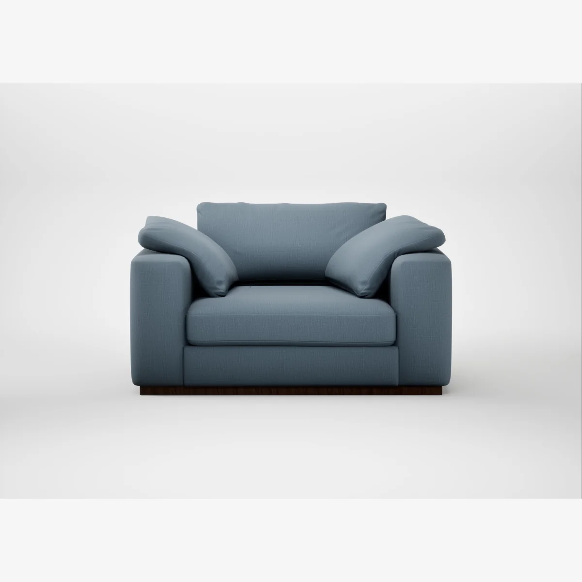 Heal's Trento Loveseat Smart Cotton Linen Celestial – image 1