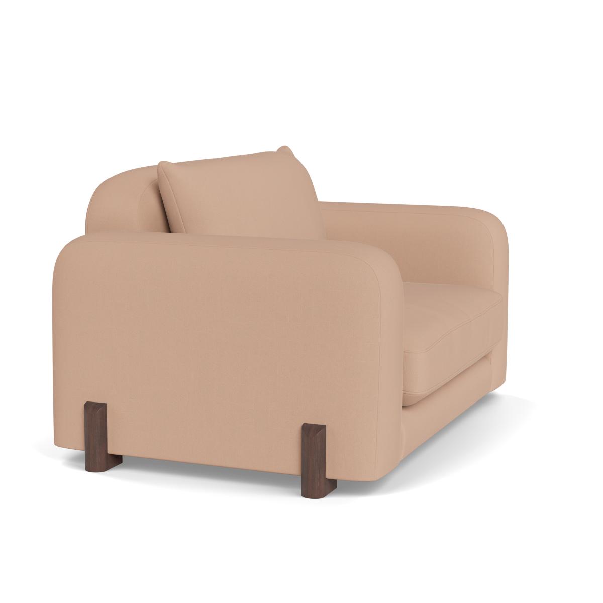 Heal's Nuvola Loveseat Capelo Linen-Cotton Rosedale Natural Feet – image 3
