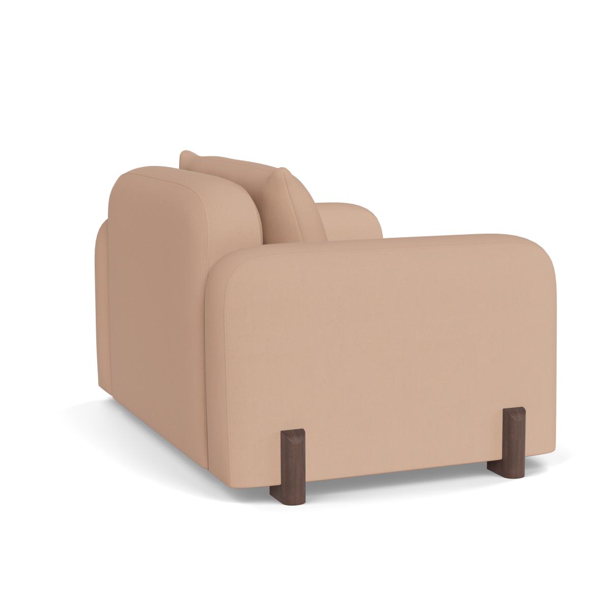 Heal's Nuvola Loveseat Capelo Linen-Cotton Rosedale Natural Feet – image 5