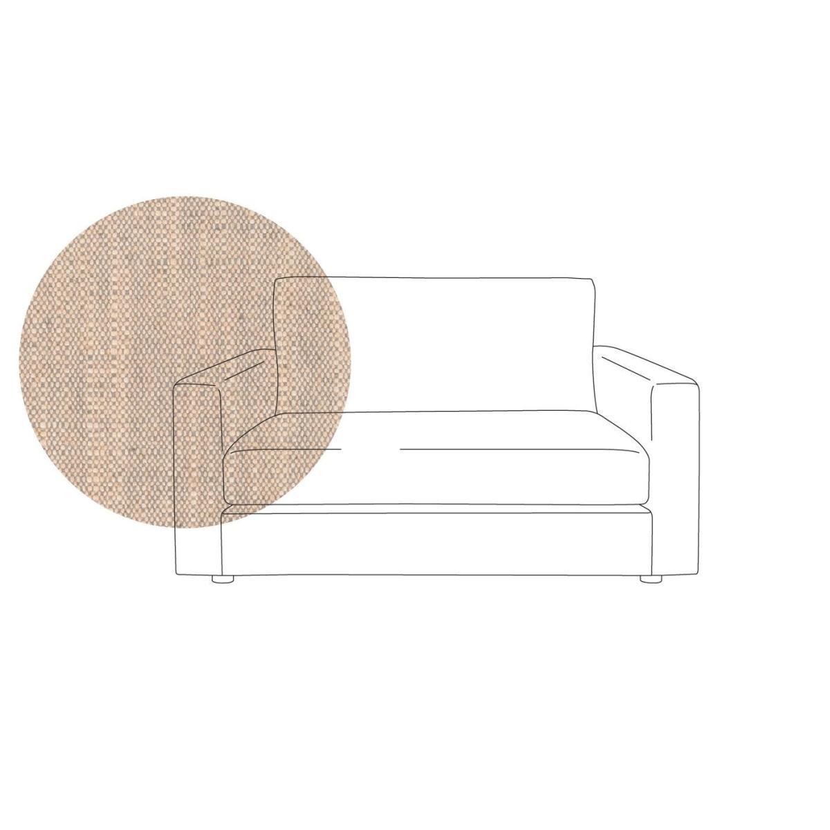 Heal's Nimbus II Loveseat Melton Wool Granite - Heal's UK Furniture – image 13