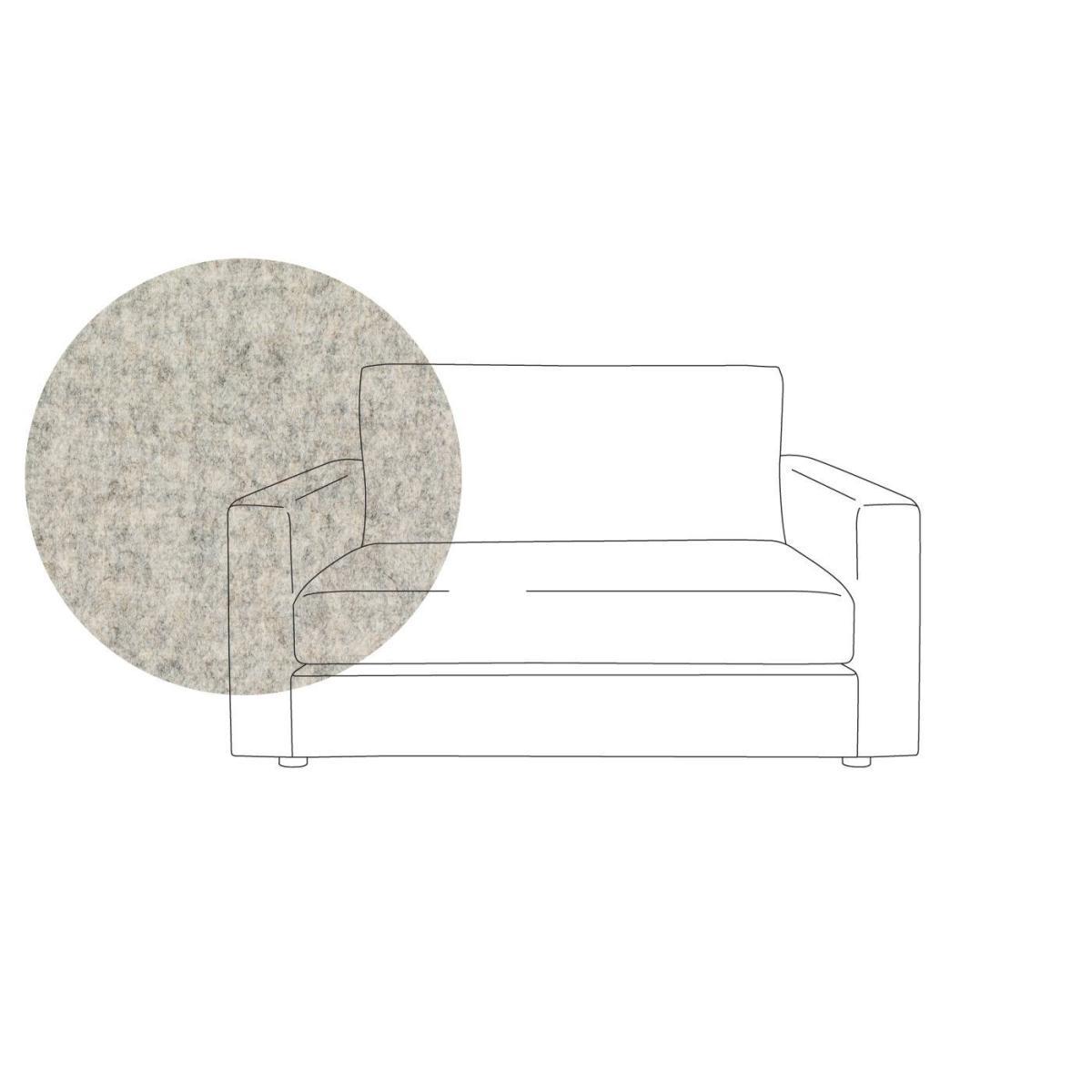 Heal's Nimbus II Loveseat Melton Wool Granite - Heal's UK Furniture – image 31