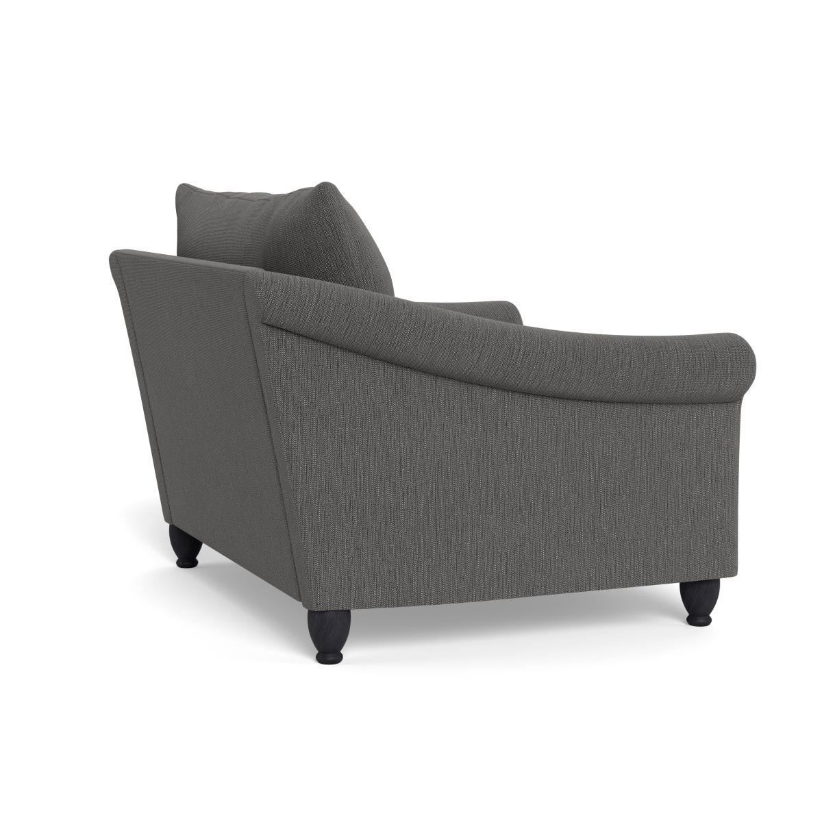Heal's Devon Loveseat Smart Linen Mix Grey Natural Ash Feet - Heal's UK Furniture – image 4