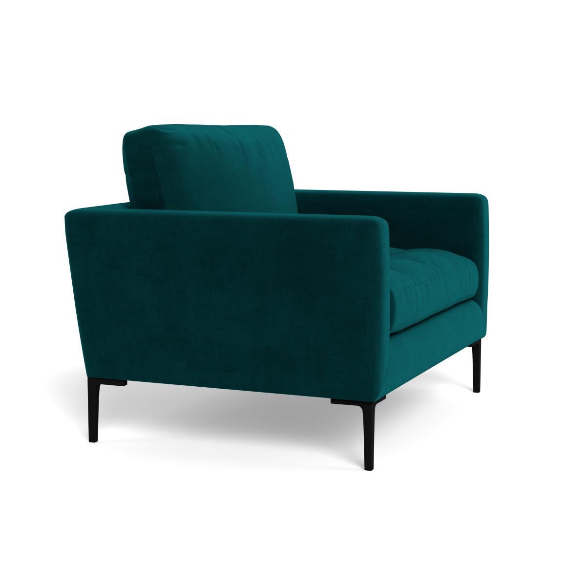 Heal's Eton Loveseat Smart Velvet Smoke Black - Heal's UK Furniture – image 2