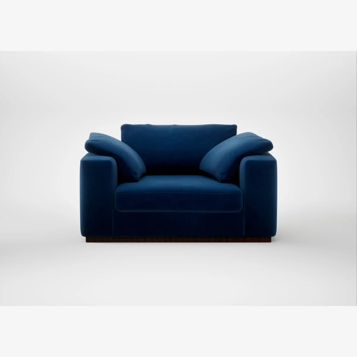Heal's Trento Loveseat Smart Velvet Dusk – image 1