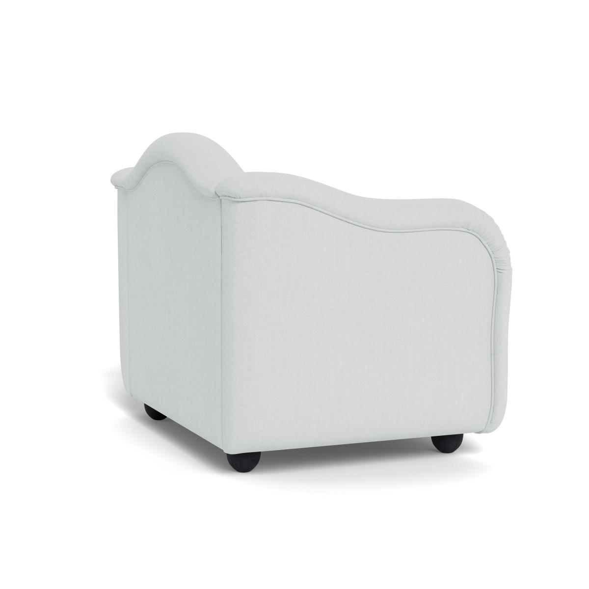 Heal's Tetbury Loveseat Broad Weave Tin Natural Beech Feet – image 5