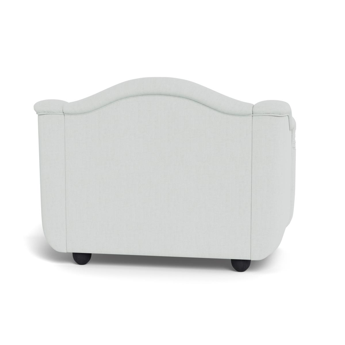Heal's Tetbury Loveseat Broad Weave Tin Natural Beech Feet – image 6