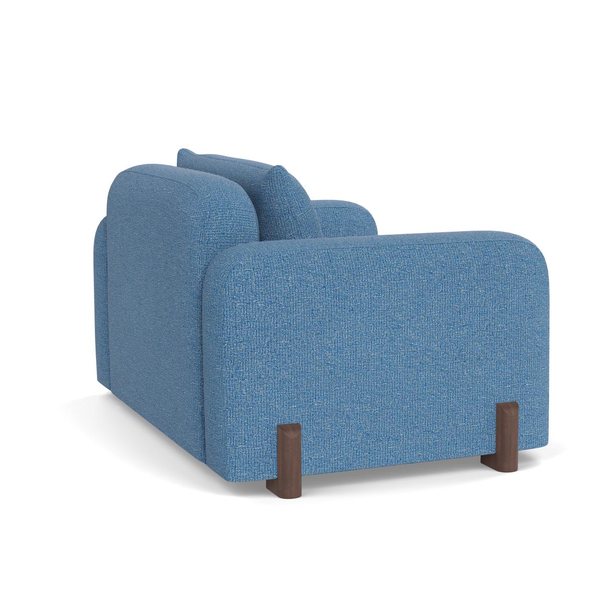 Heal's Nuvola Loveseat Tejo Recycled Cobalt Natural Oak Feet – image 4