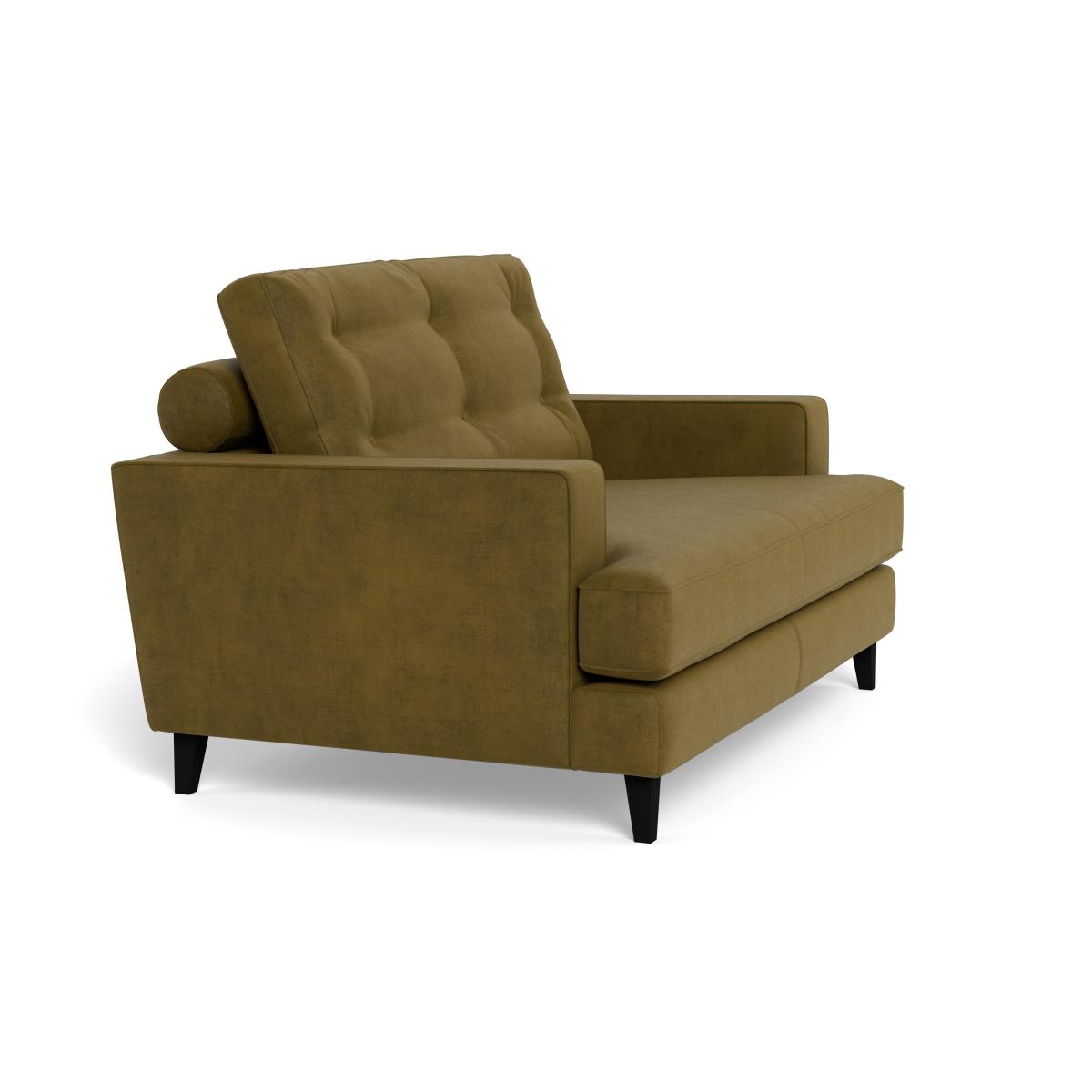Heal's Mistral Loveseat Smart Luxe Velvet Peridot Black Beech Feet – image 3
