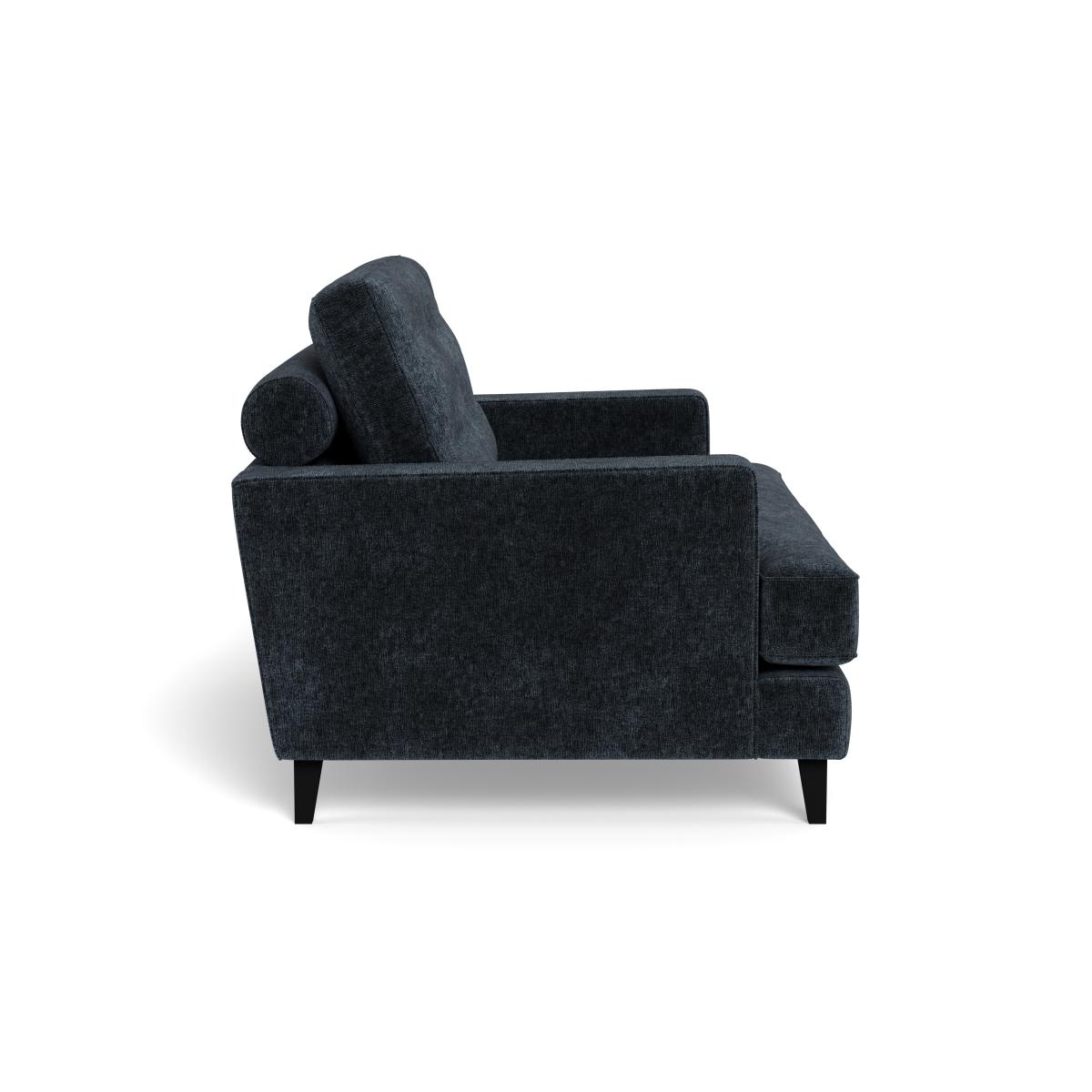 Heal's Mistral Loveseat Boucle Velvet Space Natural Beech Feet – image 3